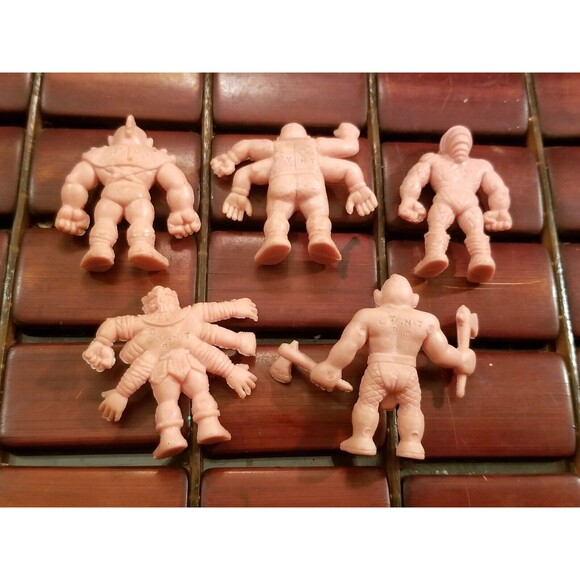 5 80's M.U.S.C.L.E. Men Figures Kinnikuman Flesh Color  #s 077 133 145 154 174 - Picture 2 of 9